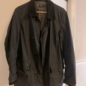 Men’s J Crew British Millerain Co Fireman’s Jacket
